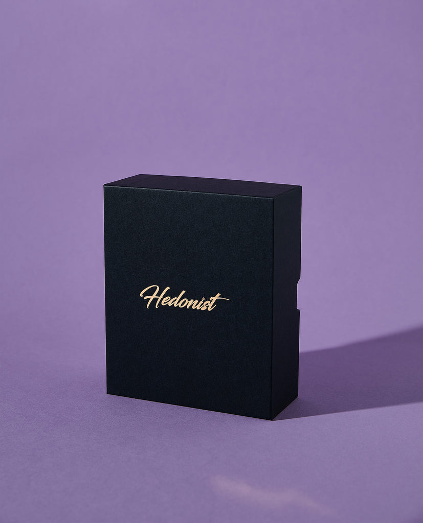 Hedonist small black gift box packaging