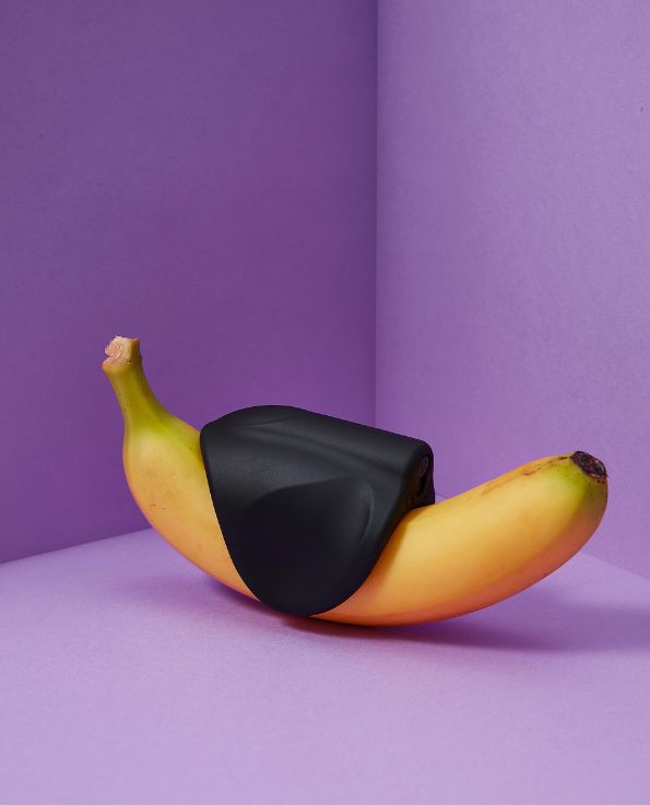  Eros Male Massager on a banana