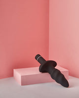 Logan Anal Plug silicone sleeve and black vibrator