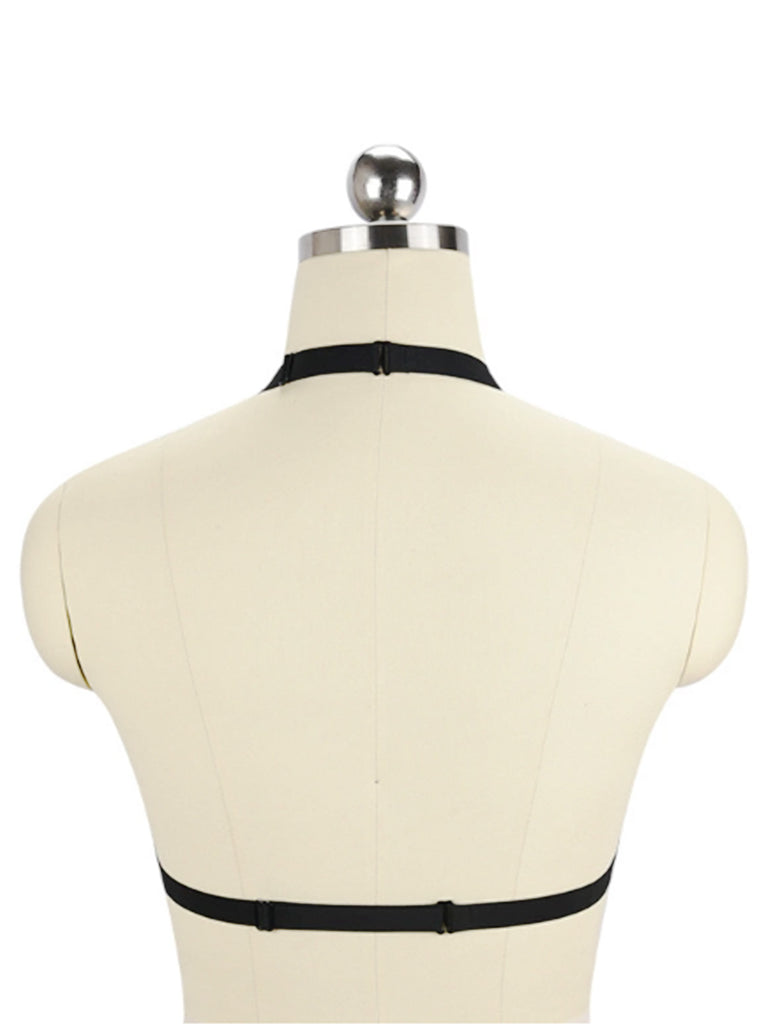 Avril Elastic Body Harness back view