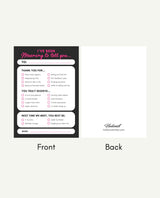 Hedonist greeting card