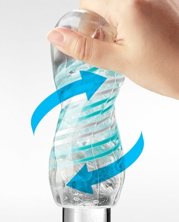 Tenga Spinner 05 Beads Rhythmic Edge Male Masturbator twisting