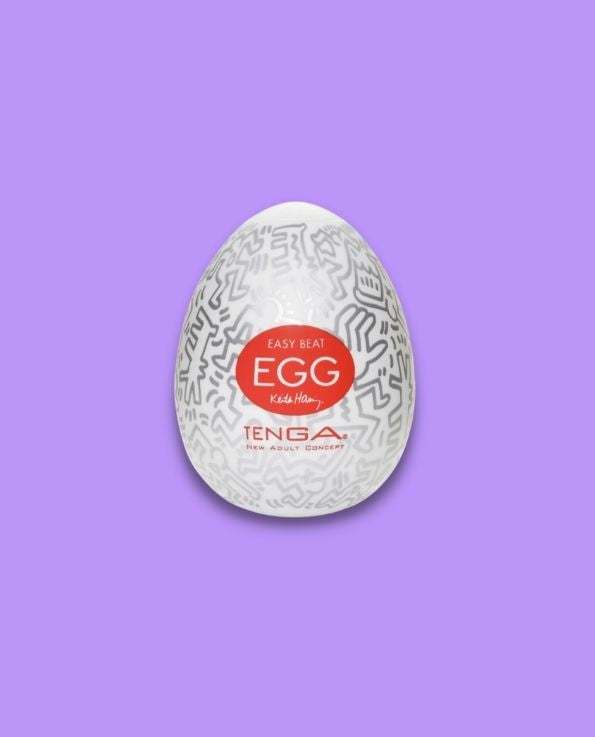 Tenga x Keith Haring Party Egg disposable male masturbator